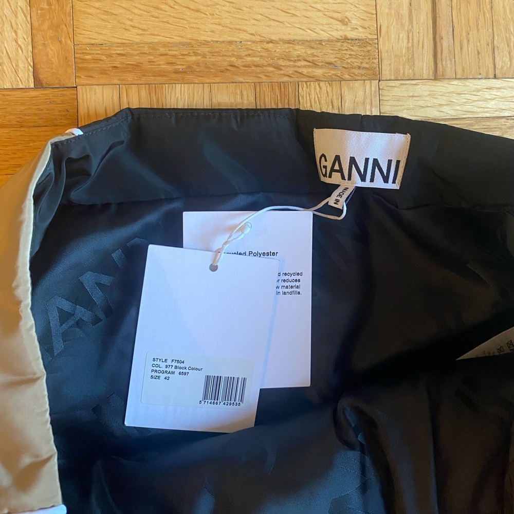 Ganni Tri-Tone Mini Skirt - Picture 4 of 6